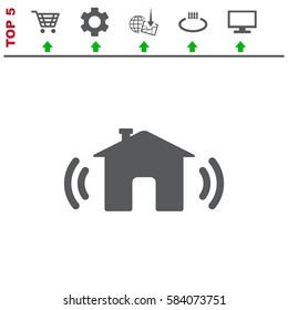 House Icon Vector flat design style