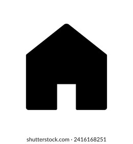 Haussymbol, Vektorgrafik. Home-Icon-Vektorgrafik