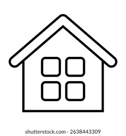 House icon vector. Home illustration sign. Building symbol. Hotel logo. Apartments web icon. Home symbol for web and mobile app.