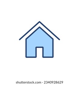 House icon vector. Home sign and symbol