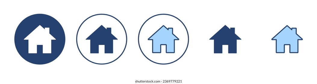 House icon vector. Home sign and symbol