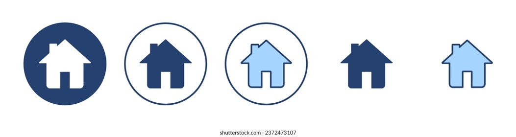 House icon vector. Home sign and symbol