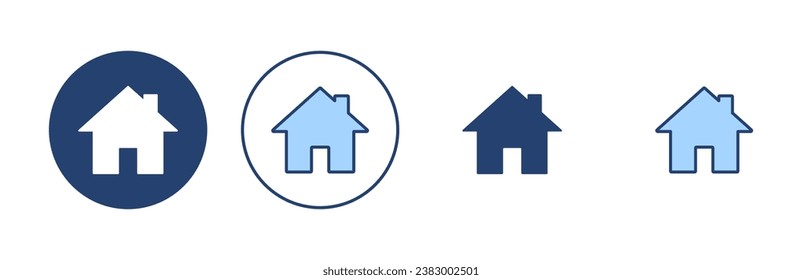 House icon vector. Home sign and symbol