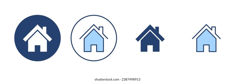 House icon vector. Home sign and symbol