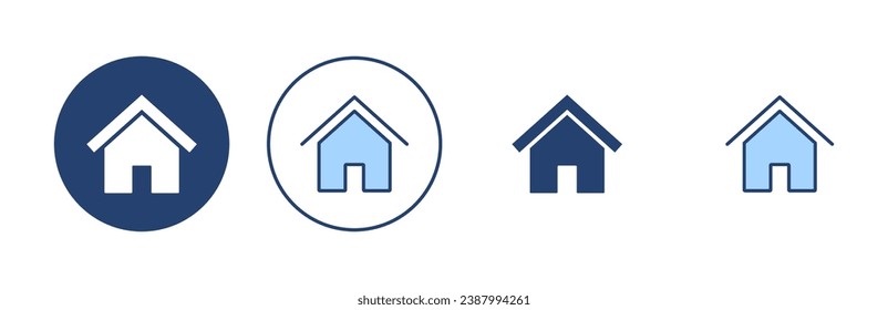 House icon vector. Home sign and symbol