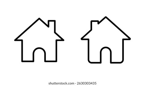 House icon vector. Home sign and symbol
