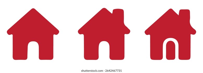 House icon vector. Home sign and symbol