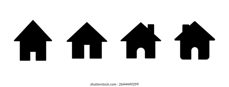 House icon vector. Home sign and symbol