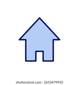 House icon vector. Home sign and symbol