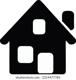 House icon vector, House and home simple symbol, Vector illustration 20