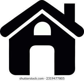 House icon vector, House and home simple symbol, Vector illustration 11