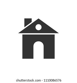 House icon. Vector illustration.