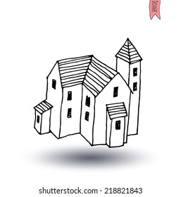   House icon, vector illustration.