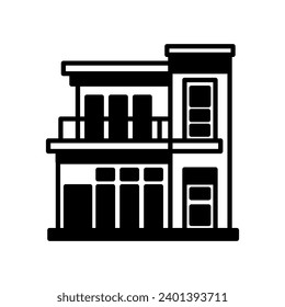 House icon in vector. Illustration