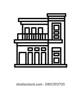 House icon in vector. Illustration