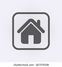 House Icon . Vector illustration