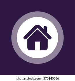 House Icon . Vector illustration