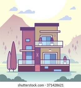 House icon vector illustration