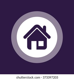 House Icon . Vector illustration