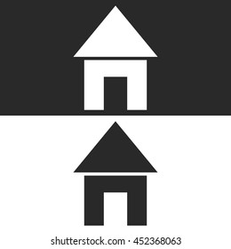 House icon. Vector illustration.