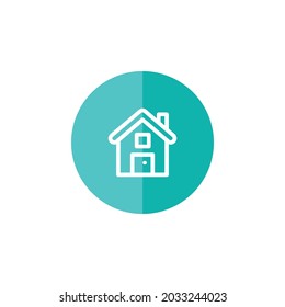 House Icon. Vector Illustration Design