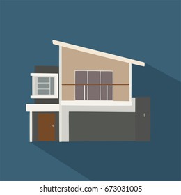 House icon, vector illustration design. Residential houses collection.