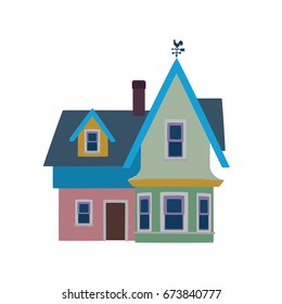 House icon, vector illustration design. Residential houses collection.