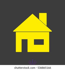 house, icon, vector illustration EPS 10