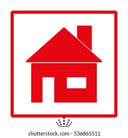 house, icon, vector illustration EPS 10