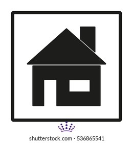 house, icon, vector illustration EPS 10