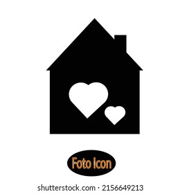House icon. Vector illustration eps10