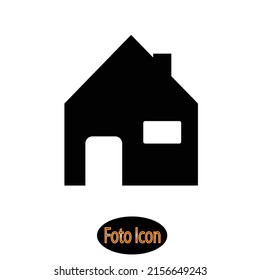 House icon. Vector illustration eps10