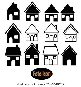 House icon. Vector illustration eps10