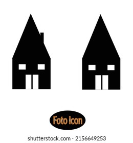 Icono de la casa. Ilustración vectorial eps10