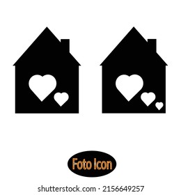 House icon. Vector illustration eps10
