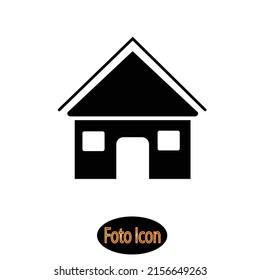 House icon. Vector illustration eps10
