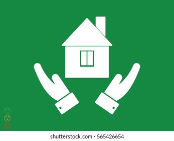 house, icon, vector illustration eps10