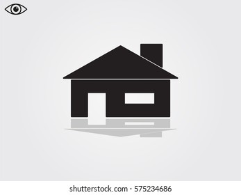 house, icon, vector illustration eps10