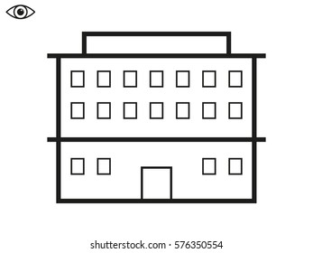 house, icon, vector illustration eps10