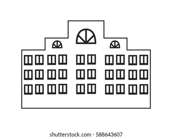 house, icon, vector illustration eps10