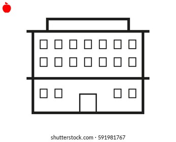 house, icon, vector illustration eps10
