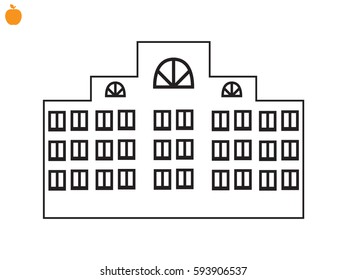 house, icon, vector illustration eps10