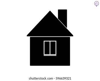 house, icon, vector illustration eps10