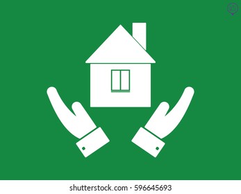 house, icon, vector illustration eps10