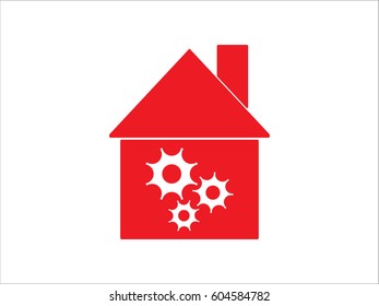 house, icon, vector illustration eps10