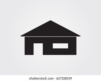 house, icon, vector illustration eps10