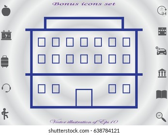 house, icon, vector illustration eps10