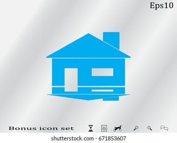 house, icon, vector illustration eps10