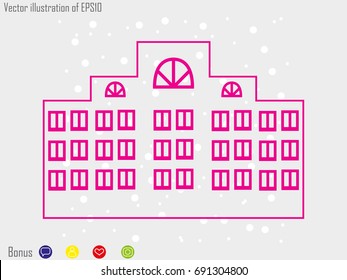 house, icon, vector illustration eps10