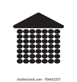house, icon, vector illustration eps10